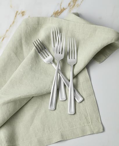 Reid Salad Forks Silverware Set for 4 (Satin / 4 Count / Salad Forks)