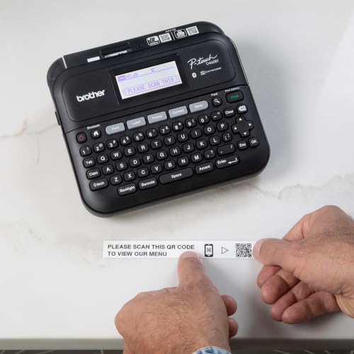 P-Touch PT-D460BT Business Expert Connected Label Maker | Connect and Create via Bluetooth® on TZe Label Tapes up to ~3/4 inch (Renewed Premium) (PTD460BT Bluetooth)