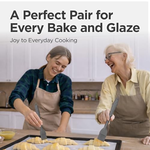 WaltzGrip Platinum Silicone Basting Pastry Brush (2 Count)