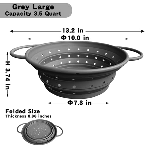 Collapsible Colander with Handle