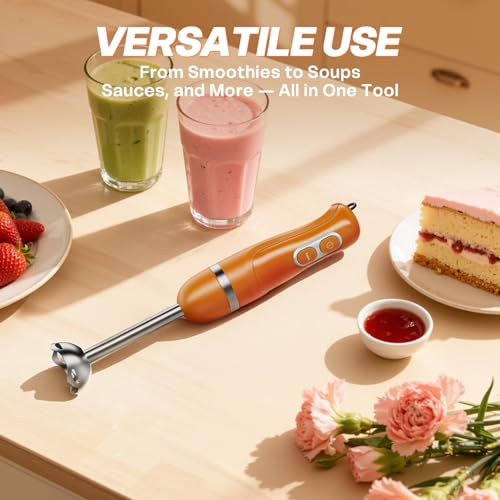 Immersion Blender Corded 400W (Orange Brown / single)