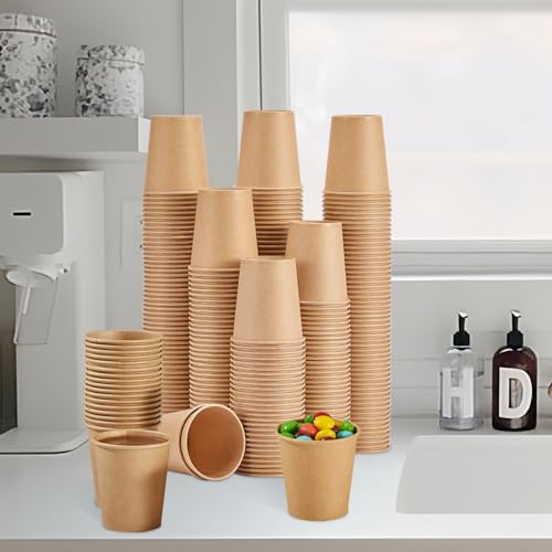 400 Pack 3 oz Kraft Paper Cups (3oz-400pack)