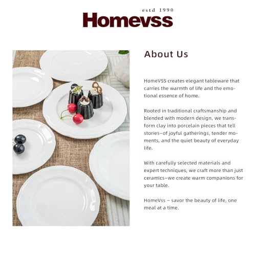 HomeVss New Bone China Embossed French Countryside 18pc Dinnerware Set (French Countryside / Service for 6 - 18pc Set)