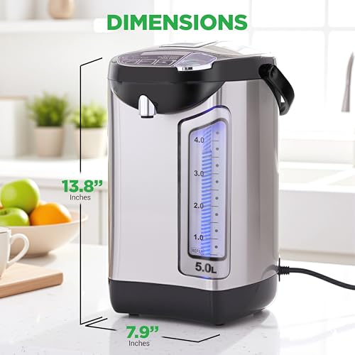 Electric Water Boiler and Warmer (5.3 Quarts)