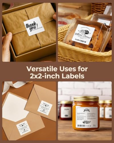 2x2 Thermal Labels (White / 2x2")