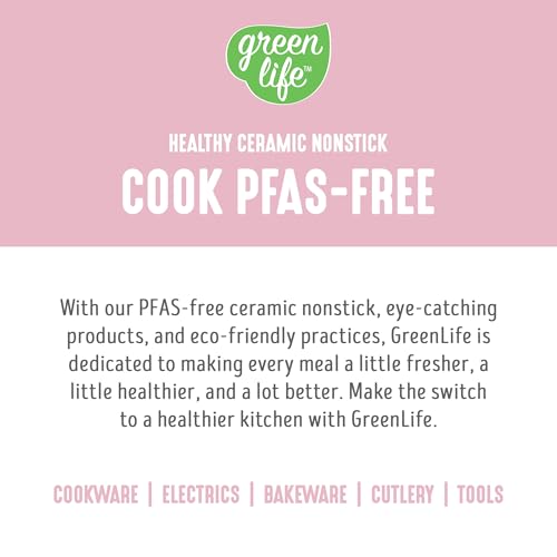2.5QT Ceramic Nonstick Saucepan with Glass Lid
