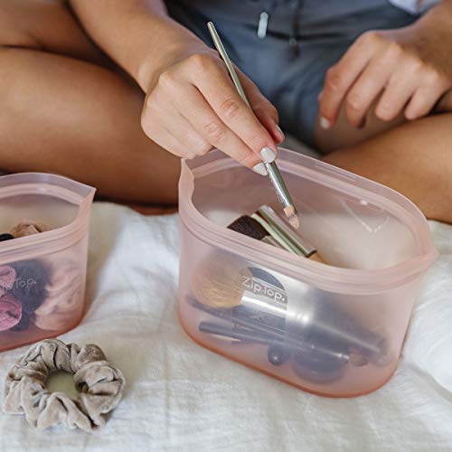 Reusable Food Storage Bags (Peach / Small Dish)