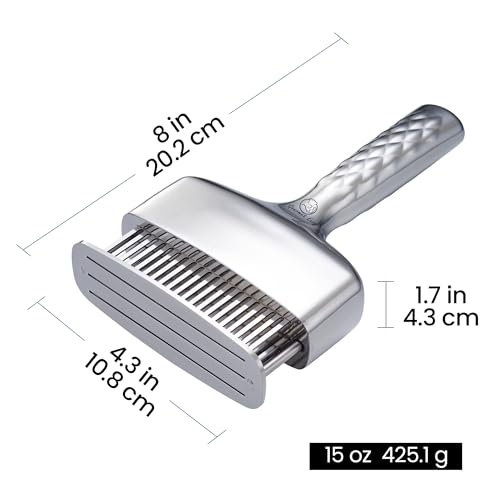 Meat Tenderizer Tool with 60 Sharp Blades & Non (Deluxe Meat Tenderizer Tool)