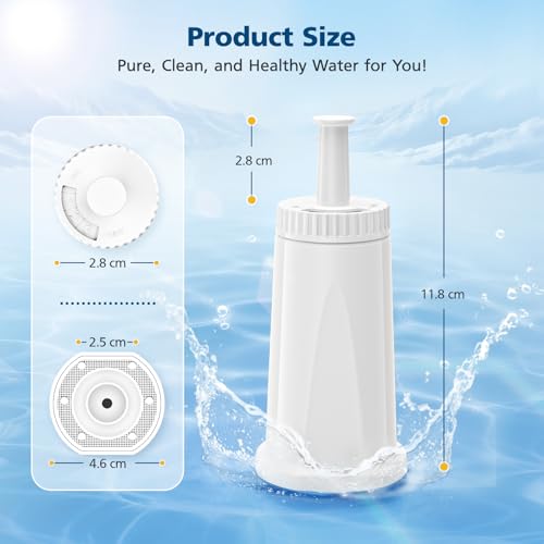 6 Pack Upgrade Water Filters Compatible with Breville BES880 Barista Touch (6 Pack)