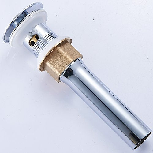 Vessel Sink Drain (With Overflow / Chrome)