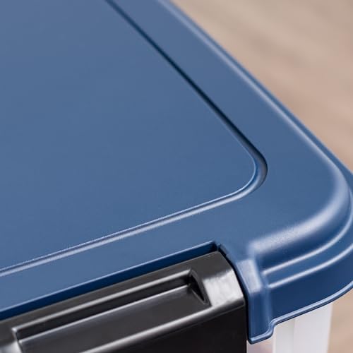 Dog Food Storage Container (40 lbs / Navy)