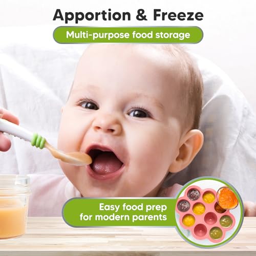 Silicone Food Freezer Trays with Lid (Blossom)