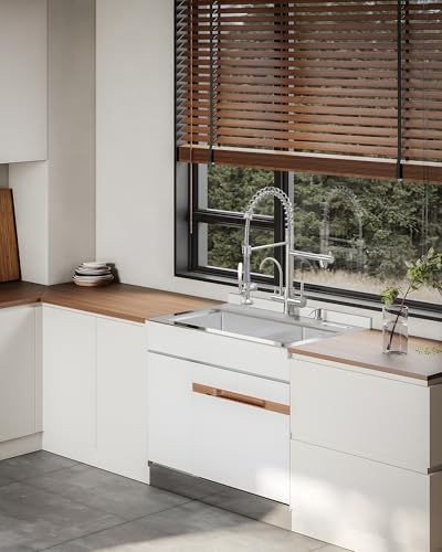 3 in 1 Faucet for Kitchen Sink (Brushed Nickel)