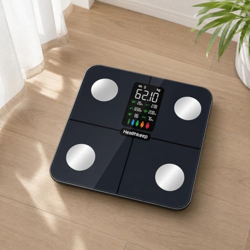 Smart Scale for Body Weight (Black / 4-electrode)