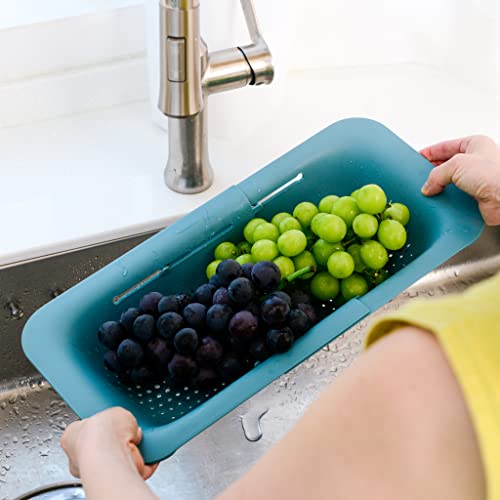Over the Sink Colander Strainer Basket