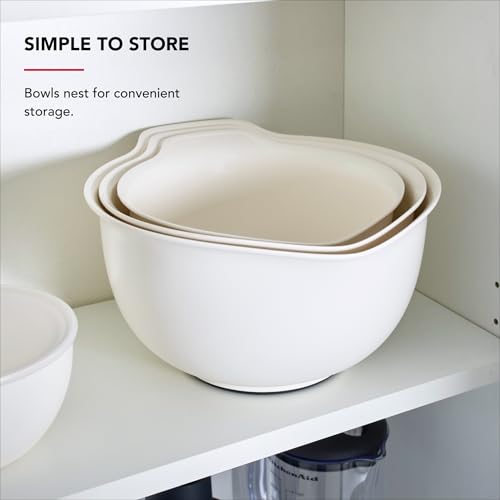 Universal Nesting Plastic Mixing Bowls (Porcelain / Set of 3)