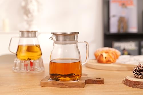 One Touch Glass Teapot (27oz(800ml))