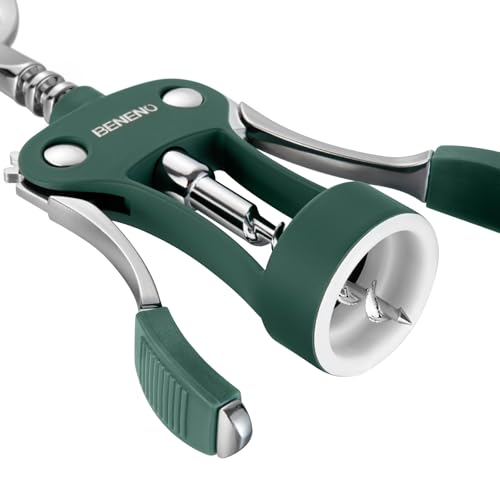 Wine Opener Premium Wing Corkscrew Wine Bottle Opener (Dark Green)