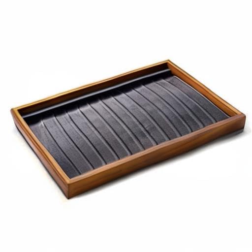 Wood 13 Grids Necklace (Grey 13 grid necklace/pendant/bracelet tray)