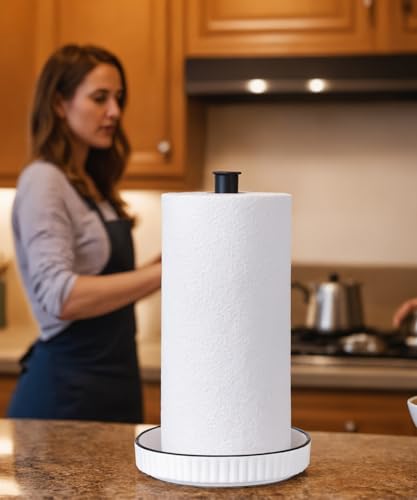 Paper Towel Holder Countertop (Matte Black)