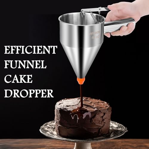 40oz Stainless Steel Pancake Batter Dispenser Multi (Stainless Steel - 40 oz)