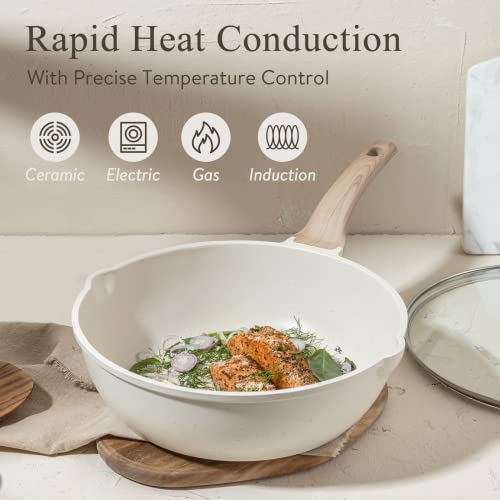 44pcs Pots and Pans (Cream White / 44 Piece)