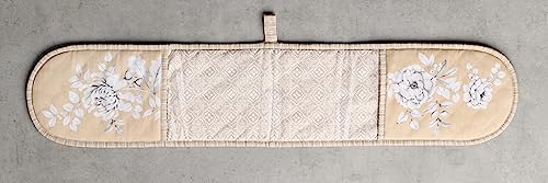 Double Oven Mitts 100% Cotton Double Oven Glove (040 - Pretty Autumn / 7" x 35" (Double Oven Mitt))