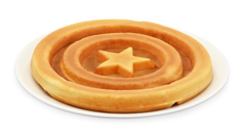 MVA 278 Captain America Waffle Maker (13" x 9.7" x 4")