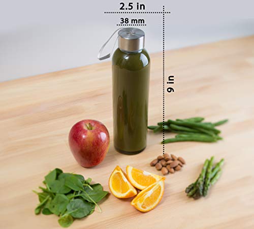 Clear Glass Bottles with Lids