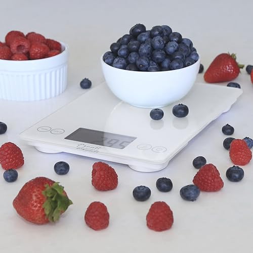 Arti Digital Food Scale (Frost White / 9" x 6.5" x .75")