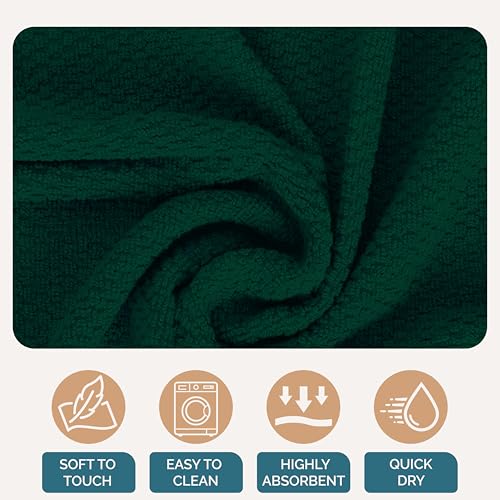 Kitchen Towel Set 8 Pc (Terry - Olive / Kitchen Towel Set - 8 Pack)
