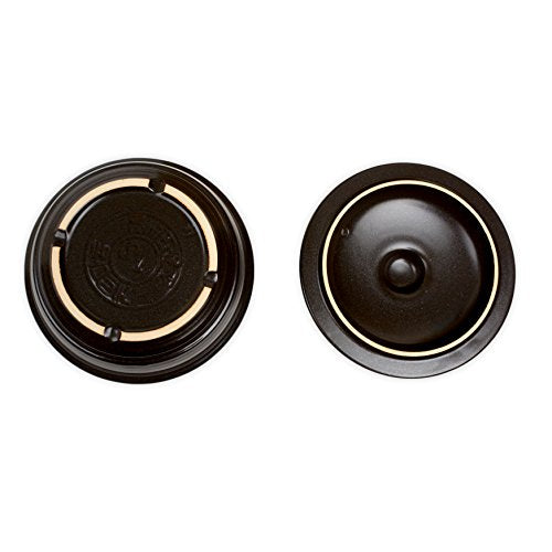Dolsot Korean Stone Bowl with Lid (Size 4)