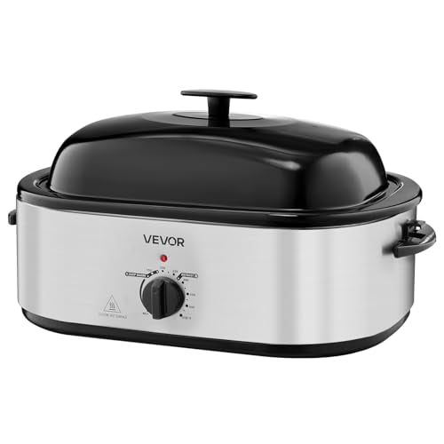 Roaster Oven 22QT Electric Roasting Pan (Silver / 22QT)