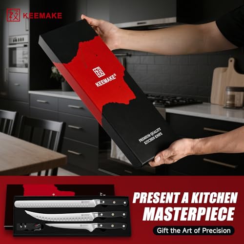 Brisket Carving Knife Set (3 Pcs)