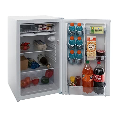 Mini Fridge for Home Office or Dorm (4.4-Cu.Ft. / White)