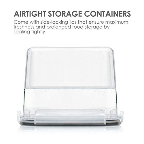 3.6L Food Storage Containers (Black / 3.6L)