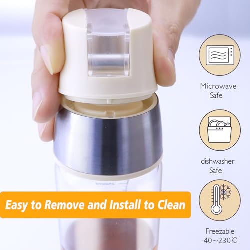 Honey Dispenser No Drip with Scale (10oz-2pack)