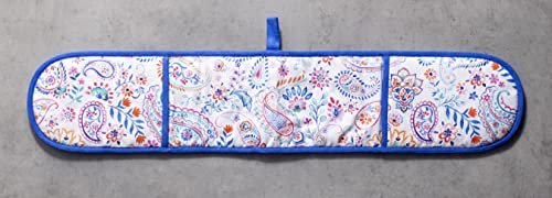 Double Oven Mitts 100% Cotton Double Oven Glove (083 - Indian Floral / 7" x 35" (Double Oven Mitt))