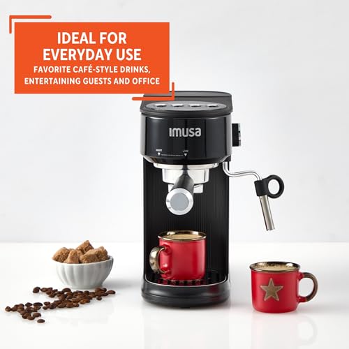 1 or 2 Cup Electric Slimbrew Espresso Cappuccino Coffee Maker (2 Cup / Black)
