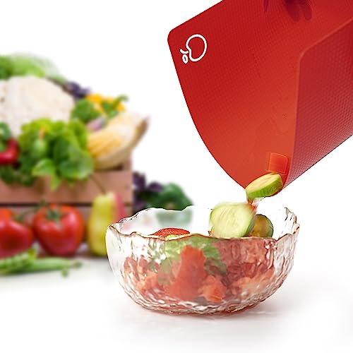 4 Pieces Flexible Cutting Boards (Multicolor Regular / 4PC)