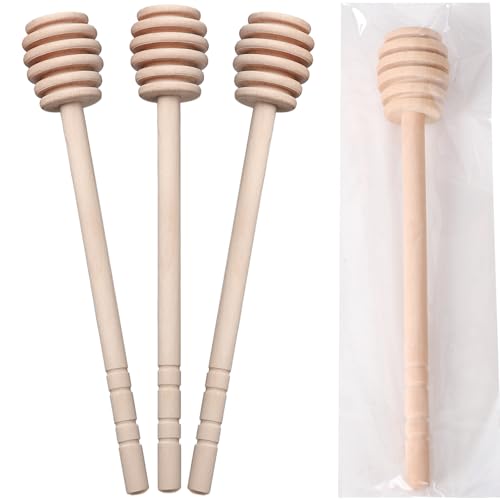22 PCS Wooden Honey Sticks Dipper 6 Inch (6 Inch 22 Pcs)