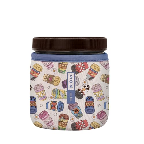 IceCreamSok Insulated Neoprene Cover (Happiest Cup / Fits Talenti 16oz Pints)