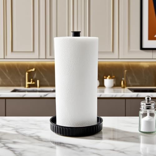 Paper Towel Holder Countertop (Classic Black)