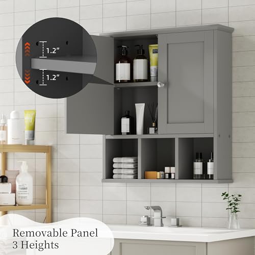 Bathroom Medicine Cabinet (Grey)