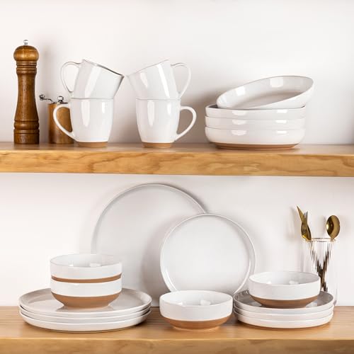 8.75'' Large Ceramic Pasta Bowls (White(8.75inch))