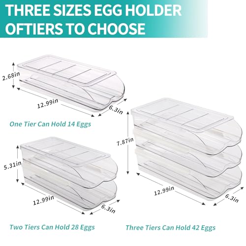 Egg Holder for Fridge (42 Count)