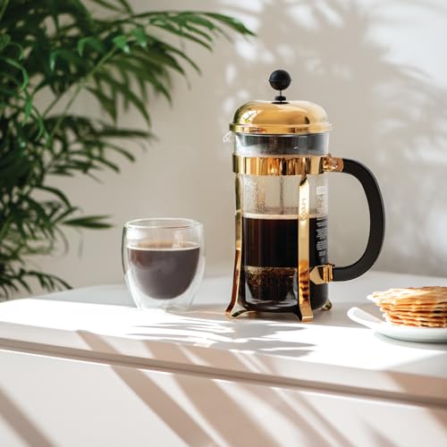 34oz Chambord French Press Coffee Maker (Gold / 34 oz)