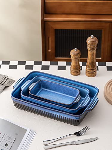 Ceramic Baking Dishes (Blue)