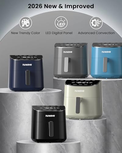 Brio Plus Air Fryer 8 Qt (8 quart / Cool Gray)