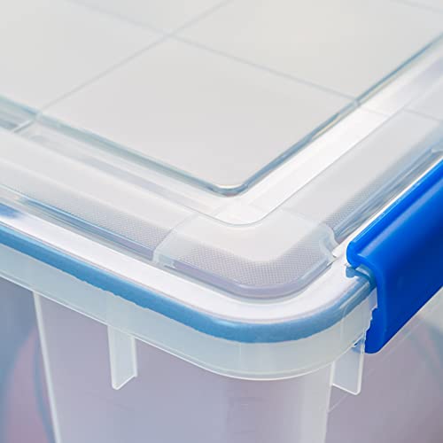 3 Pack 74 Qt Storage Bins with Gasket Lids (74 Qt. - 3 Pack)